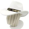 Dark purple Cowboy Hat New Jazz Knight hat cowboy hat monochrome felt hat men's and women's large brim outdoor hat