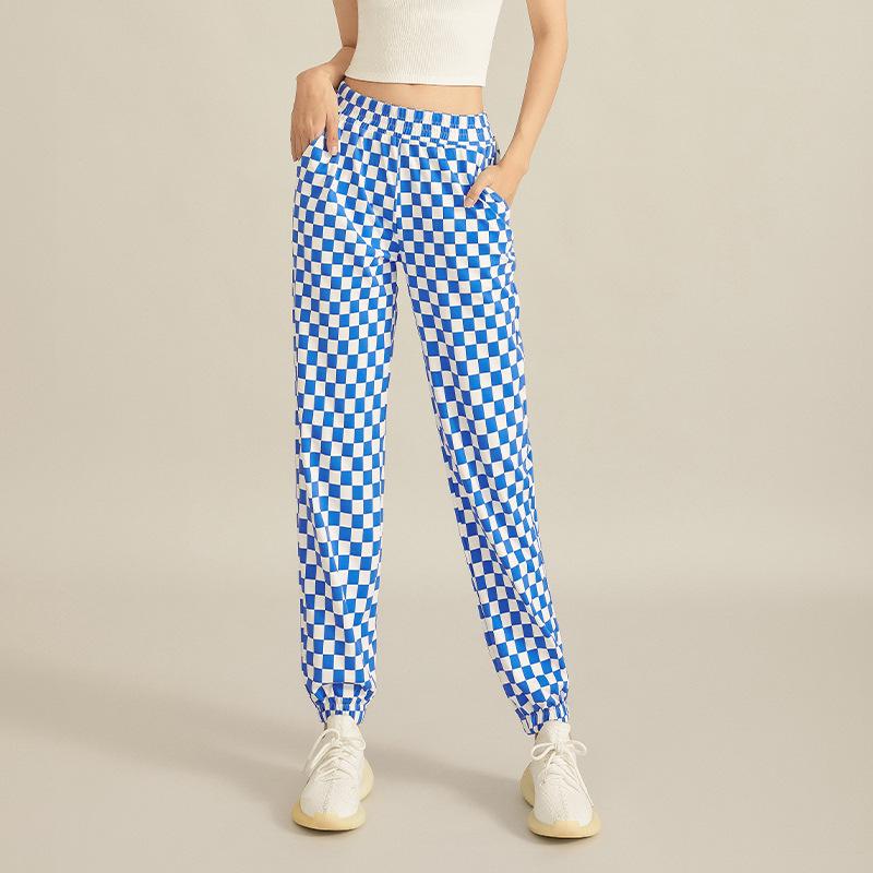 

Женские быстросохнущие брюки для йоги с высокой посадкой - Свободные брюки для бега и фитнеса Medium