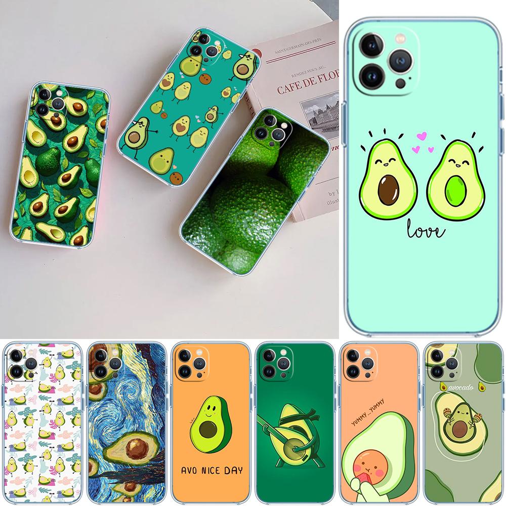 CJ13 Avocado Fruit Art Case for Motorola Moto G10 G20 G30 G31 G32 G34 G35 G41 G42 G50 G51 G52 G55 G60 G60S G62 G71 G72 G75