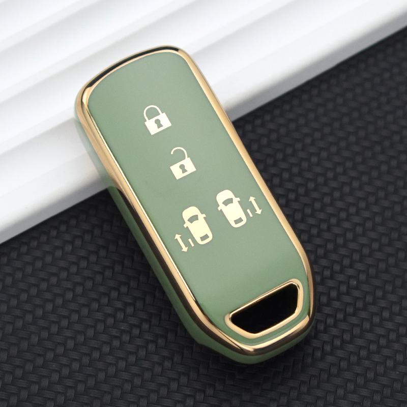 2/4 Buttons New TPU Remote Shell Fob For Honda New Nbox N-One Custom JF3 / JF4 N-BOX JF1 / JF2 N-BOX+ Plus N Wagon Car Key Case Cover