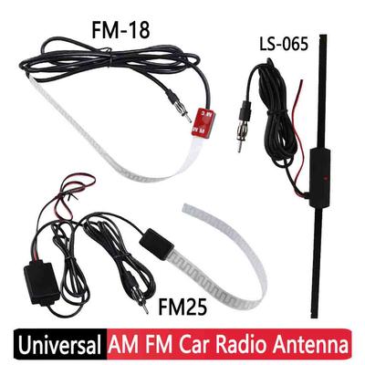 Universal AM FM Antenna Signal Amp Amplifier Car Radio Windshield Mount Amplifier Aerial Antenna Suitable For Cars Boats