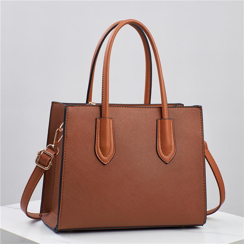 Beliebte Damen-Tasche dieses Jahres Neue Damen-Umhängetasche in Vollfarbe mit hoher Kapazität Lässige Damen-Tragetasche Luxuriöse Handtaschen