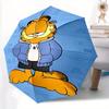 1pc Garfield Auto Cute Umbrella | Portable Foldable 8-Rib Manual Open, Cute Gift for Outdoor, Casual Accessory Y250825013