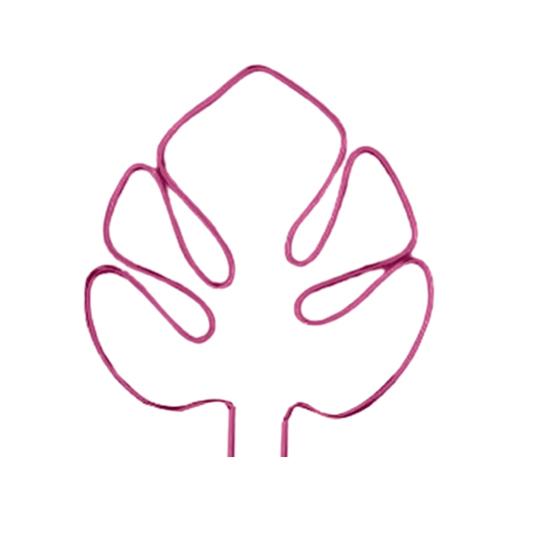 Stojan na rostliny ve tvaru monstery, odolný proti korozi, jednoduchá instalace, podpěra pro květináče, kůl ve tvaru květiny