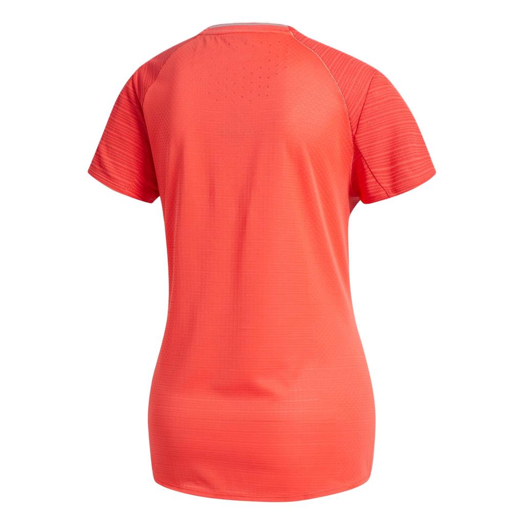 Adidas Sports Lifestyle Series Breathable Round Neck Pullover Dopamine Short Sleeve T-Shirt Women T-Shirts Natural-Coral-Pink CW4063