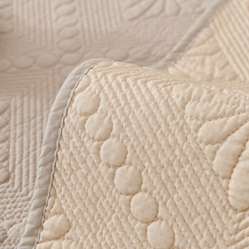 Modern Simple Pure Cotton Sofa Cushion, Universal Fabric For All Seasons, Non-Slip Full Cover Sofa Towel, Straight Row Sofa Cover, Summer