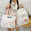 New Fashionable and Cute Cartoon Backpack Simple and Versatile Niche Casual Schoolbag Large Capacity Travel Backpack