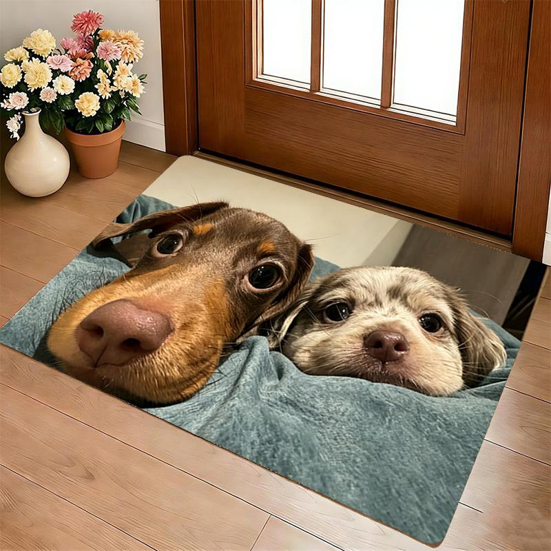 Dogs Living Room Nonslip Area Rug Soft Carpet For Bedroom Game Playroom Sofa Office Home Decor Doormat Christmas Gift C926407