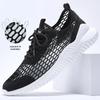 Summer 2023 Men's Mesh Breathable Casual Shoes - Lightweight, Hollow Design.