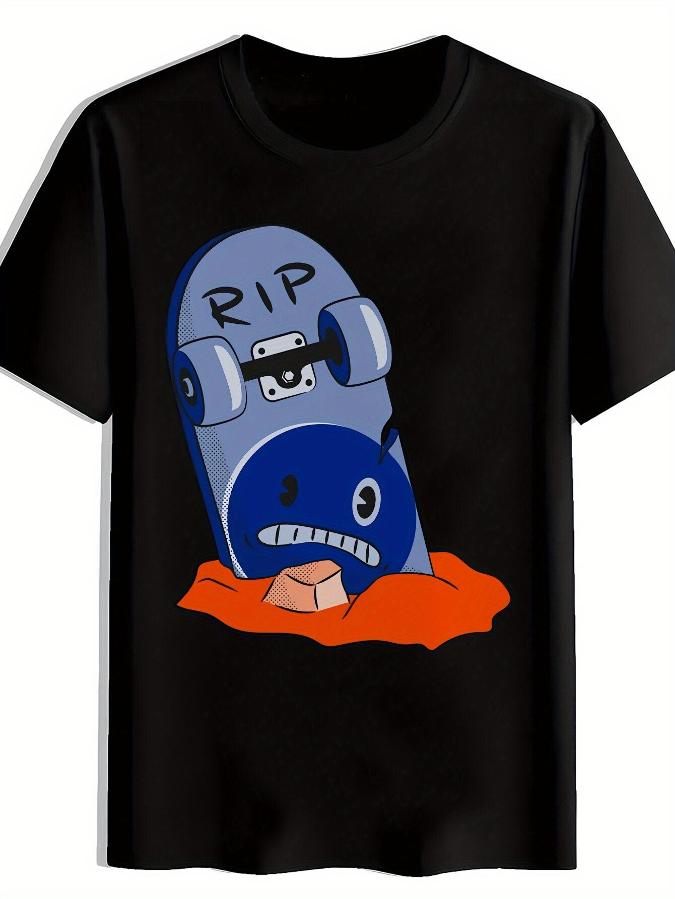 T-shirt Skateboard RIP Print M
