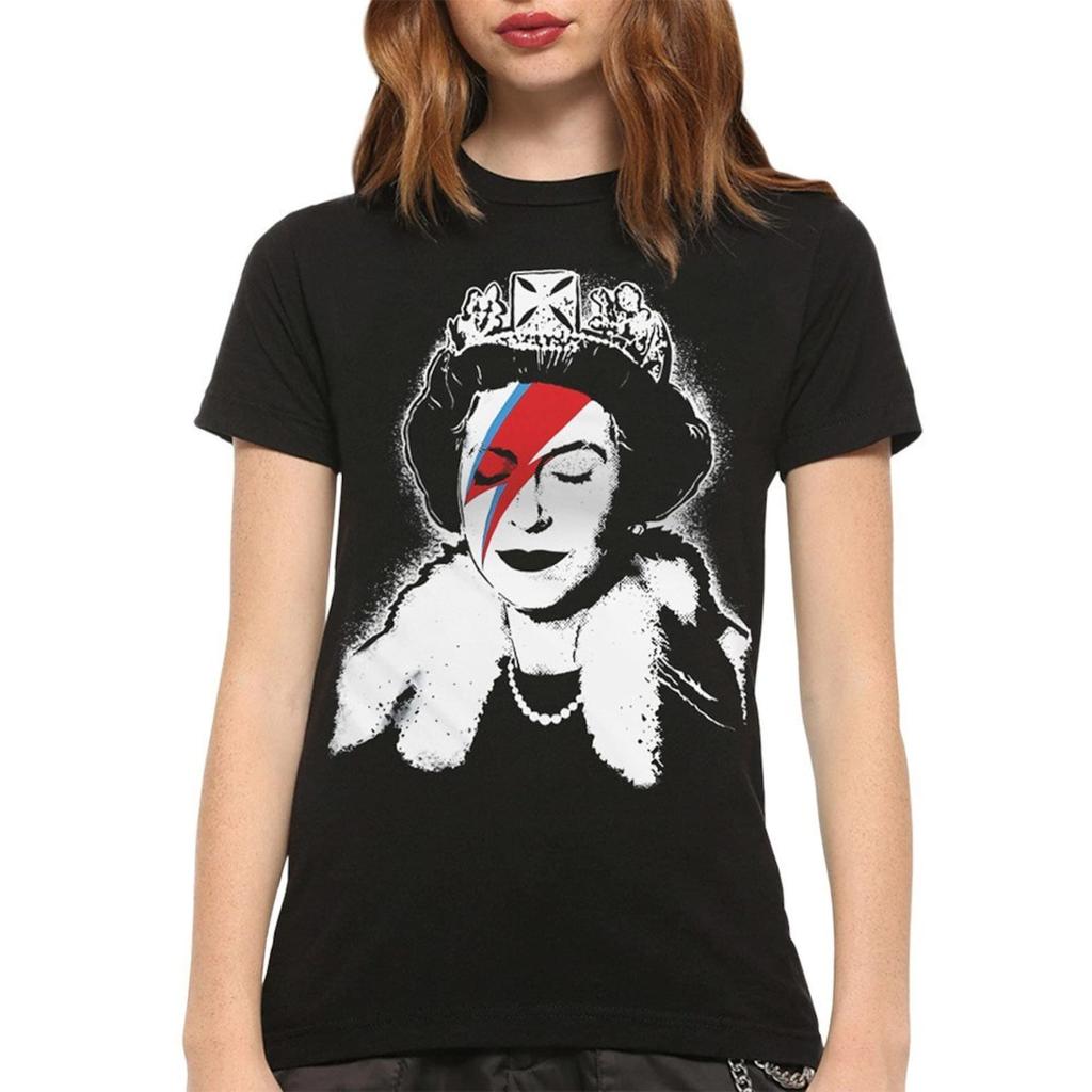 Queen Elizabeth II by Banksy Art T-Shirt, Men's and Women's Sizes (ELI-77211)