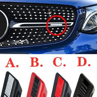Badge Car Front Grill Emblem Sticker For A C E S Class W245 W246 W251 W168 W169 W176 CLA GLA GLC GLE W166 W156