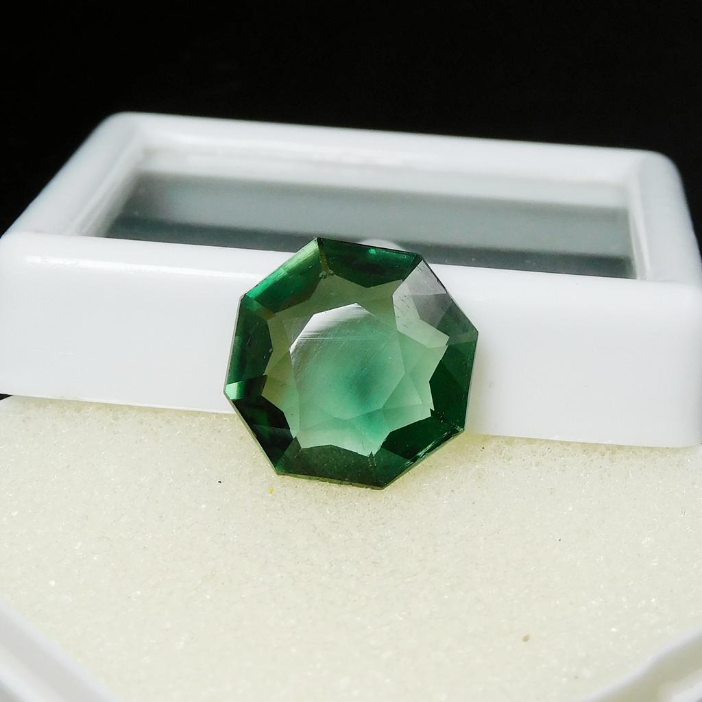 Natural Green Sapphire For Pendant Fancy Cut 7.80 Ct Loose Gemstone CERTIFIED M-58-Ra