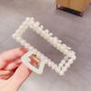 Pearl Hair Claw Clips Crab Elegant Geometric Hairpins For Women Girl Korean New Bow Sweet Hollow Out Hair Accessories Bath Clip
