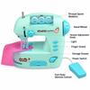 Mini Kids Electric Sewing Machine with Lights Children Sewing Machine  Parent-Child Interaction