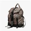 Ganni A4757 943 Leopard Print Tech Backpack