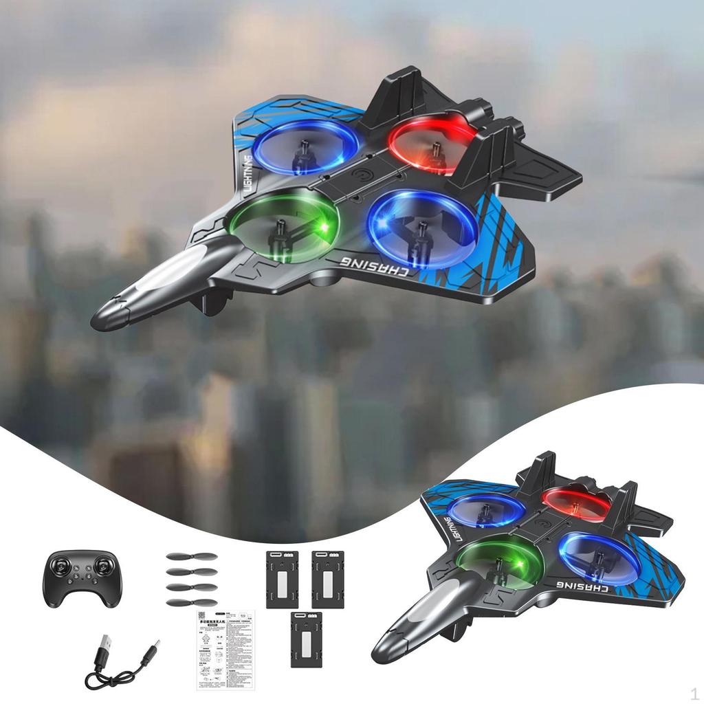 Foam Remote Control Airplane Fighter Jet Toys Gifts for Boys Lightweight 360° Flip Waterproof RC
