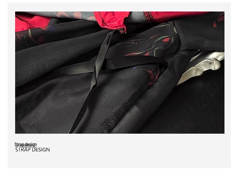 Seductive Hanfu-Style Lingerie Set: Temptation Sleepwear with Quick Release