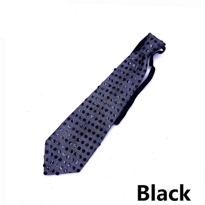 LED luminous tie, glitter sequined luminous tie, concert atmosphere props
