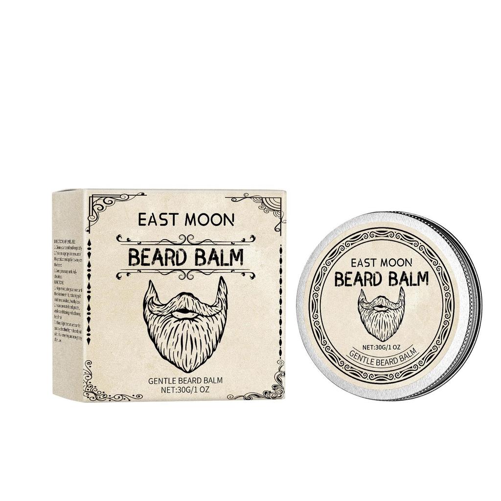Men's Beard Care Set: Softens Hair, Smooths Roughness — Includes a Beard Oil and Balm, Ideal Gift.