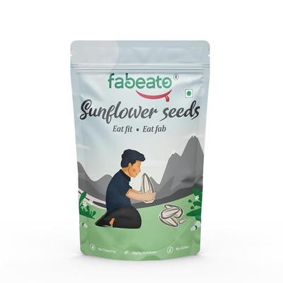 Fabeato Natural Raw Sunflower Seeds for Eating Without Shell 250g | Immunity Booster| Healthy Heart| Zero Cholesterol| Bones Health