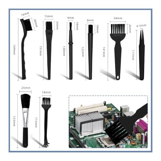 Cleaning Brush, Cleaning Brush, Anti-static Static Elimination Brush, Keyboard Cleaning Brush, Compatible with Computers/Mobile Phones/Main