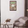 Metal Poster Wall Art Retro Farm Chicken Hen Eggs Kitchen Decor