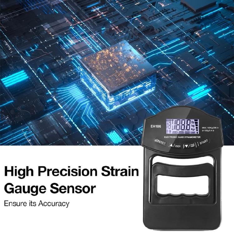 Hand Grip Gauge Digital Hand Strength Meter Hand Dynamometer Hand Force Meter