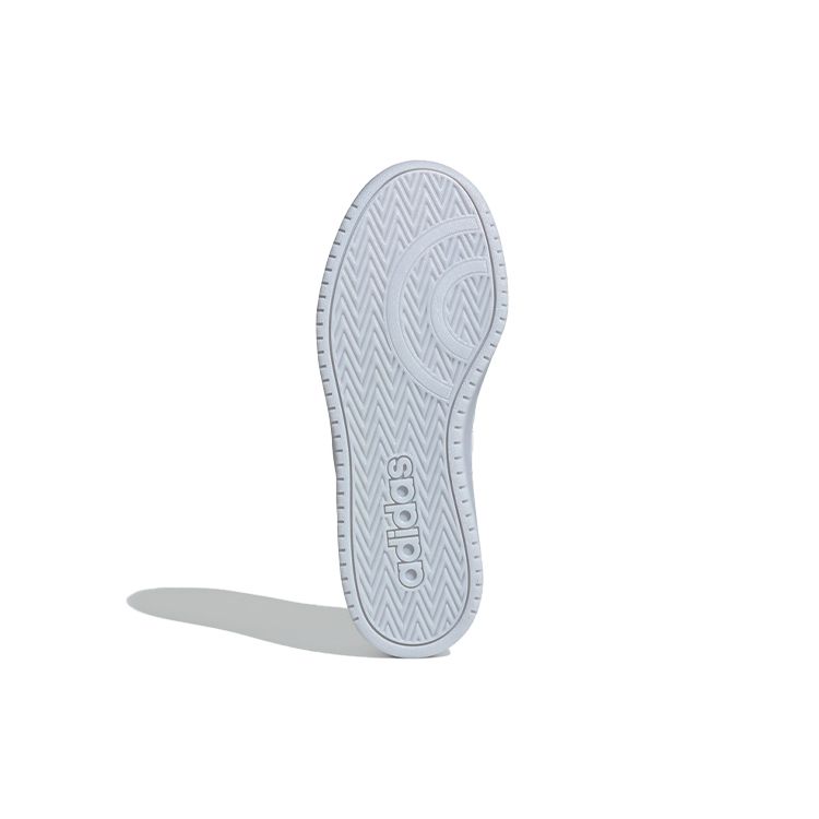 Adidas Neo Hoops 2.0 Non-Slip Durable Low-Top Skate Shoes Women Sneakers White EE7896
