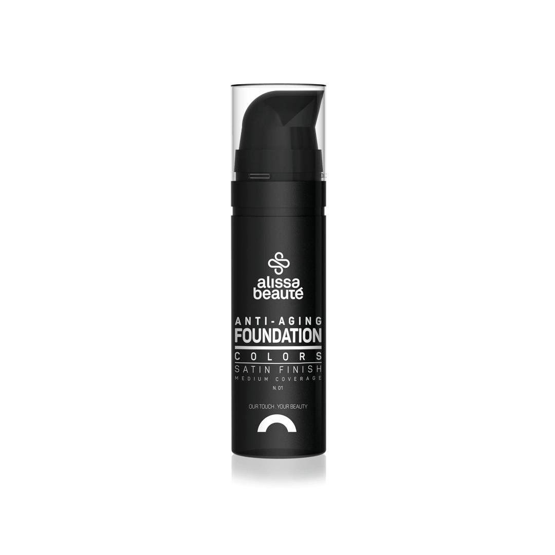 

Тональное минеральное основание Anti-aging Foundation n.01 Alissa Beautе 35 мл