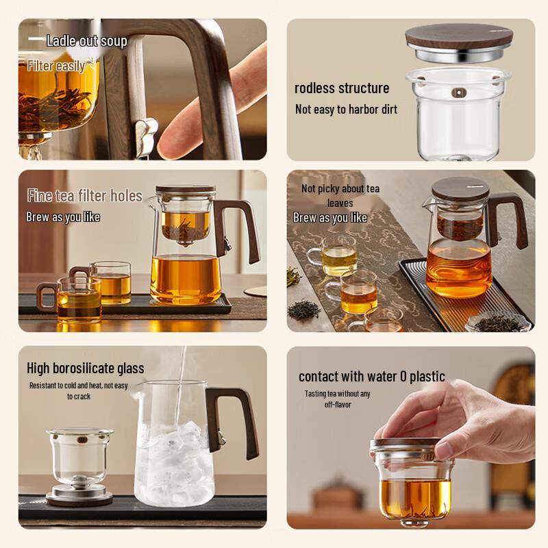Xidomi Magnetic Infuser Glass Teapot