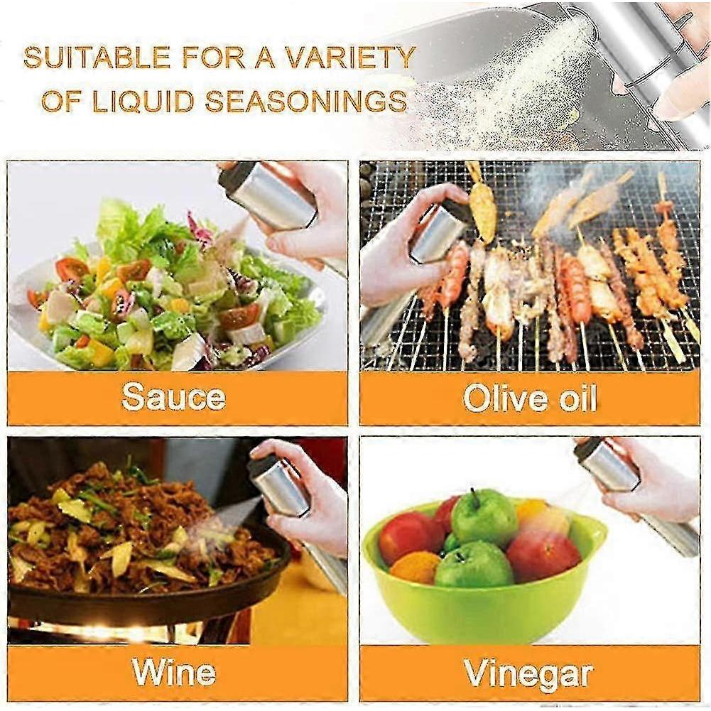 Olive Oil Spray Stainless Steel Kitchen Oil Spray With Scale Food Oil Spray Apply To Bbq