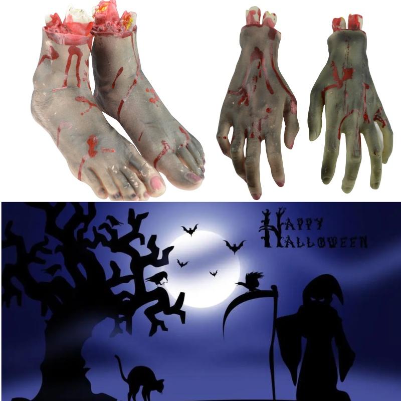 Accessoire d'Halloween Main Fausse Accessoires de Filmage Main Fausse Unique Super Mignonne Exportation Directe Accessoires pour le Corps