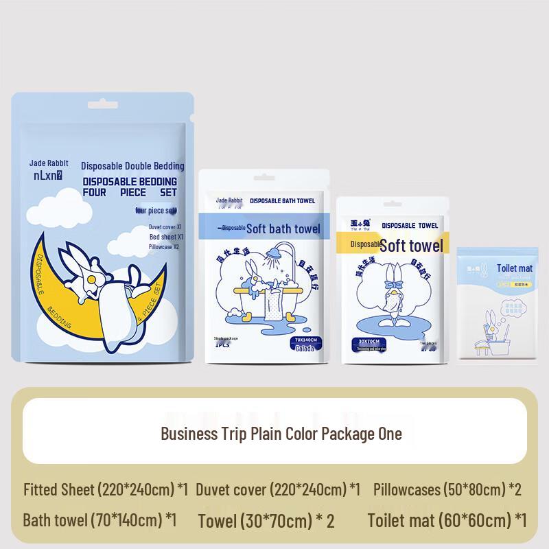 Disposable Soft Travel Bed Sheet Set