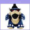 Nouveau Super Mario Bros luxueux. Peluche Bowser Noir Koopa Bones, 30 cm