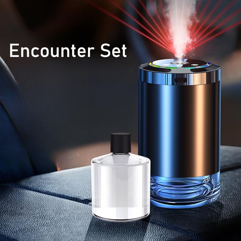 Universal Car Diffuser Car Fragrance Humidifier With Digital Display 5 Modes Long Lasting Scent Air Car Odor Eliminator
