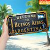 D Flat Product Pc Aluminum License Plate for Decoration Only Vintage Metal Aluminum Sign Wall Hanging Decorative Plaque