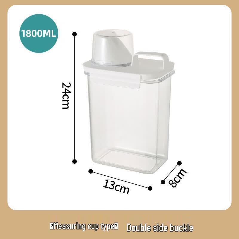 ZISIZ Laundry Powder Storage Box