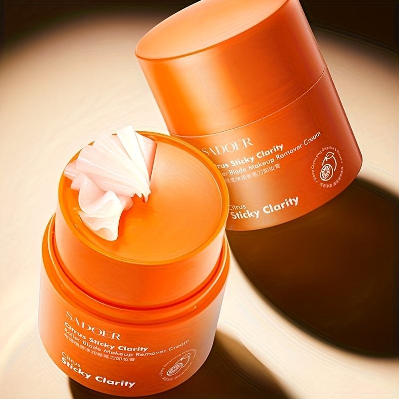 Citrus Makeup Remover Stick Facial Makeup Balm Lip Eye Large Capacity Mild Pencil Sharpener Face Cleansing Balm Cream Skin Care
