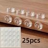Self Adhesive Transparent Door Stopper Protector Round Soft Silicone Granules Anti Slip Shock Absorbing Buffer Pads for Home