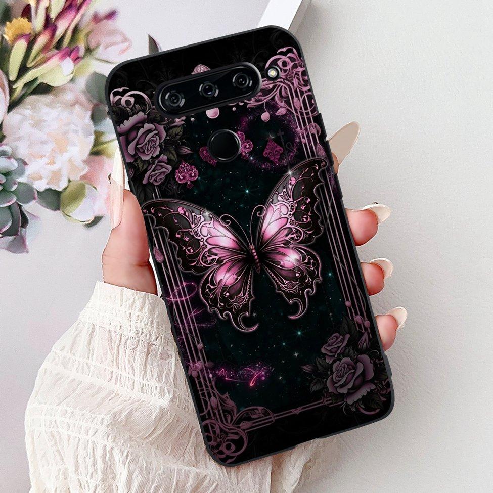Funda For LG V40 ThinQ Case Cover Silicone Luxury Fashion Cute Cat Cool Shockproof Bumper Casing For LG V405 LM-V405 LM-V409N
