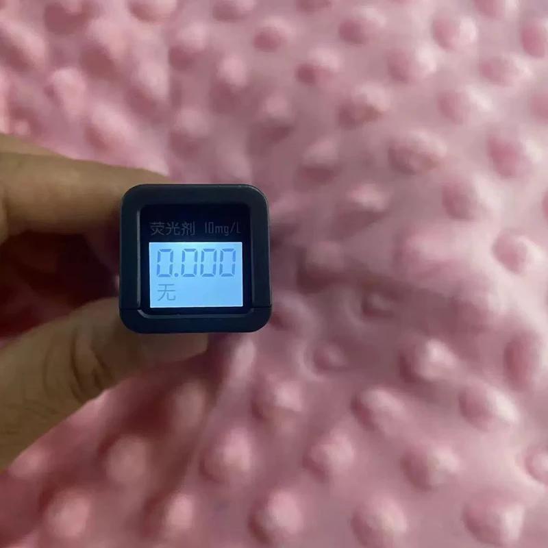 160x50cm Jednolity Kolor 3D Wytłaczany Aksamit Miękki Materiał Dziecięcy Na Dziecięce Koce, Pluszowe Lalki, Poduszki, Ręcznie Robiona Tkanina DIY TJ7286 Szyj