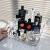 Acrylic Perfume Organizer Stand Transparent Display Cosmetic Storage Box Desktop Three-tier Ladder Shaped Organizer Holder