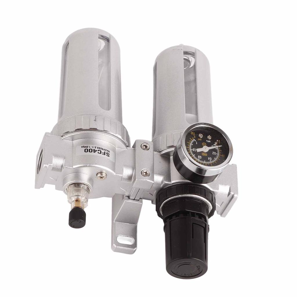 Air Filter Water Trap Set Source Processor Pressure Regulator Pneumatic Component Oil Separator