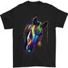 A Watercolour Horse Mens T-Shirt 100% Cotton