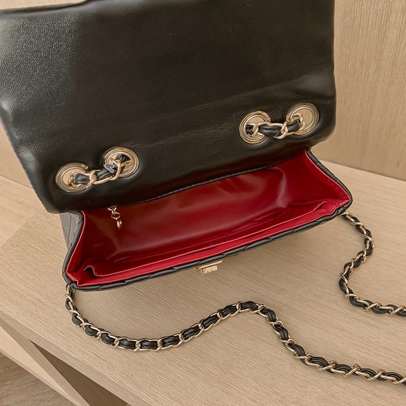 Klassische Tasche Neue trendige Promi-Atmosphären-Diamantketten-Umhängetasche Lässige Mode-Schultertasche