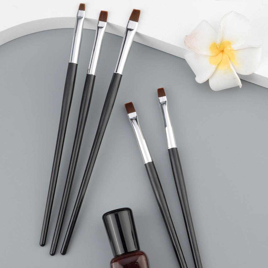 5 Pcs Dental Resin Brush Pens Dental Shaping Silicone Adhesive Composite Porcelain Teeth Dentist Tools Dentistry Lab Tool