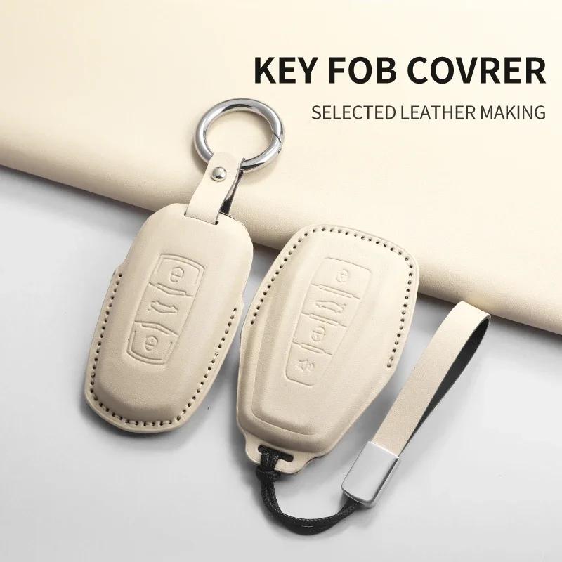 Car Key Case Cover Shell Fob for Geely X50 X70 X6 Okavango Coolray Atlas Monjaro Tugella Emgrand GT S Proton Car Remote Keychain
