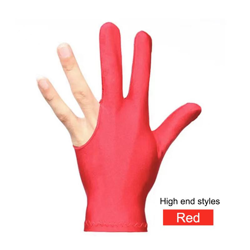 

Перчатка с тремя пальцами для снукера, пула, бильярда, на левую руку, из лайкры