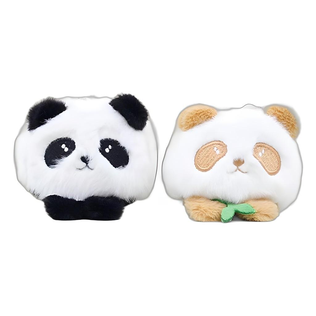 Cute Stuffed Panda Key Clip Super Soft Plush Mini Panda Bag Decoration